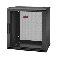 APC NetShelter WX 12U Single Hinged Wall-mount Enclosure 400mm Deep Raft montat pe perete Negru