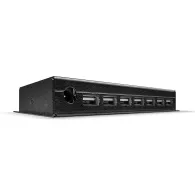 Lindy 42794 hub-uri de interfață USB 2.0 Type-B 480 Mbit s Negru
