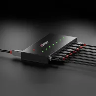 Lindy 43128 hub-uri de interfață 5000 Mbit s Negru