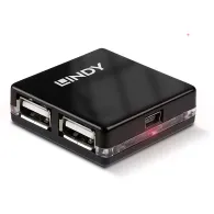 Lindy 42742 hub-uri de interfață 480 Mbit s Negru