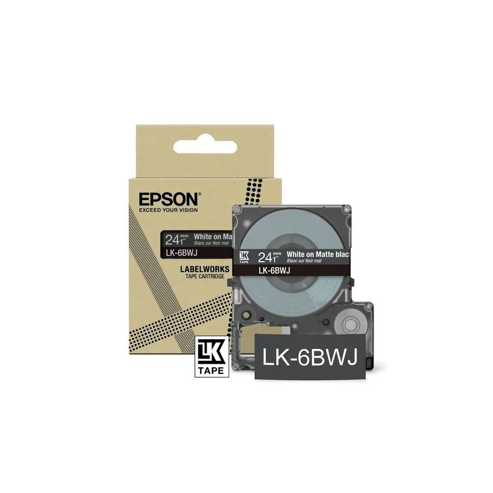 Epson LK-6BWJ Negru, Alb