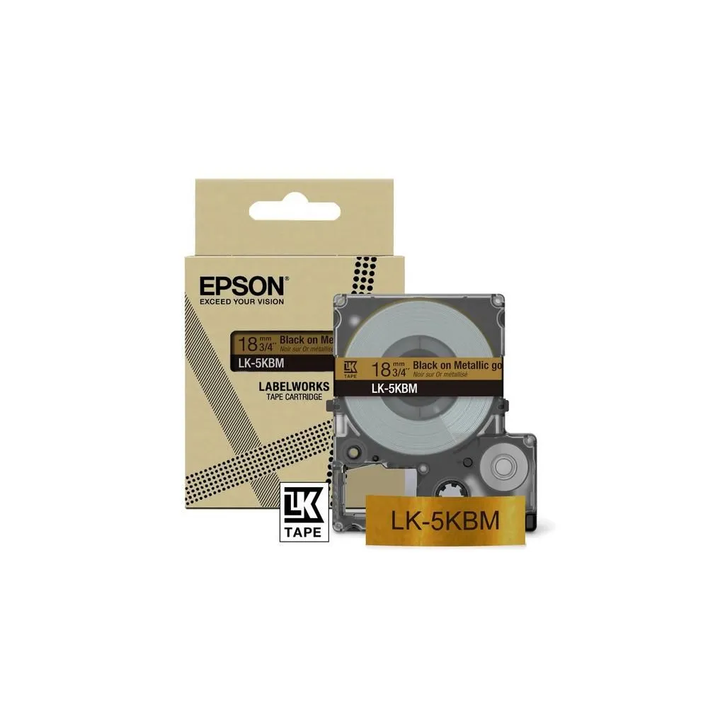 Epson LK-5SBM Negru, Argint