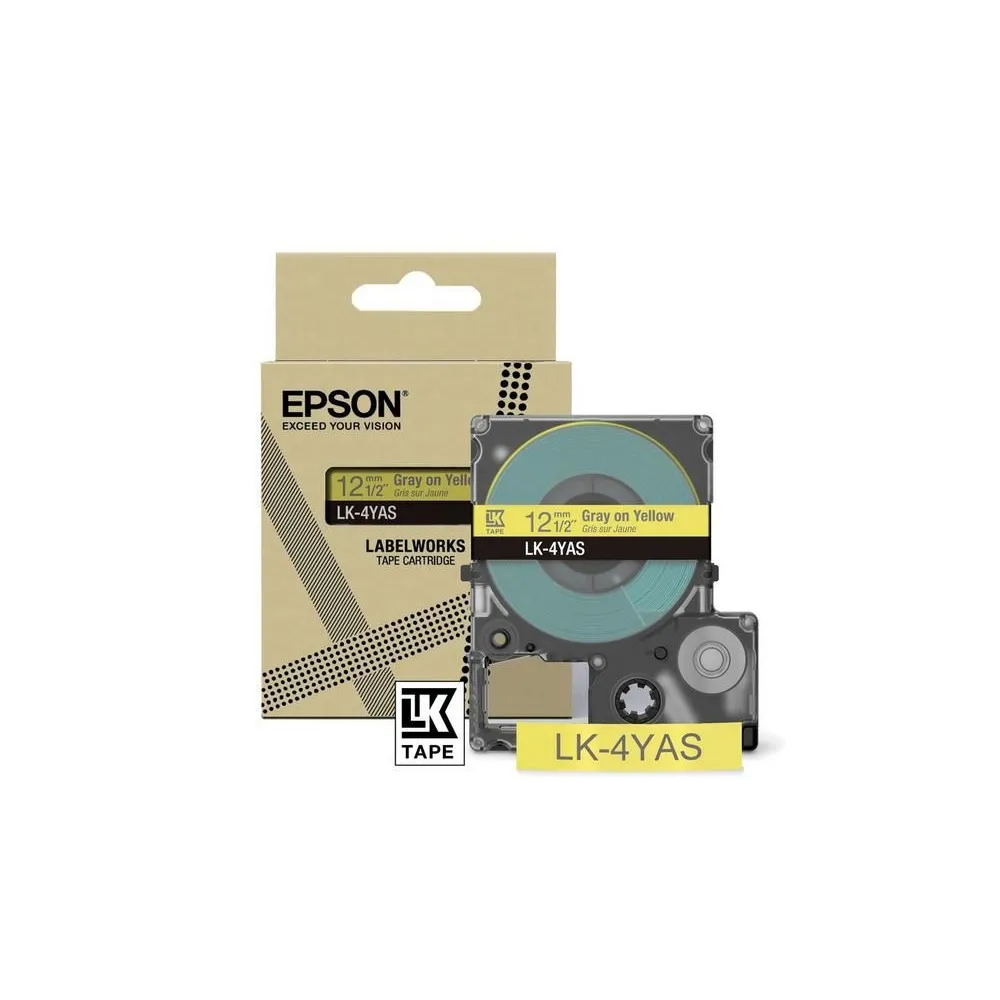 Epson LK-4YAS Gri, Galben