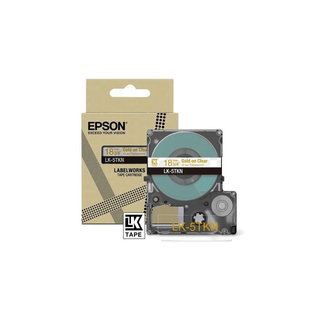 Epson LK-5TKN De aur, Transparente