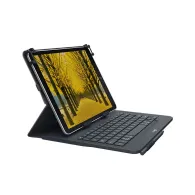 Logitech Universal Folio with integrated keyboard for 9-10 inch tablets Negru Bluetooth QWERTZ Germană