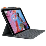 Logitech Slim Folio for iPad (7th, 8th, & 9th generation) Grafit Bluetooth QWERTY Turcă