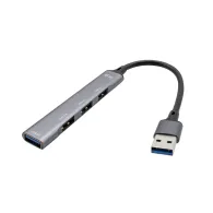 i-tec Metal U3HUBMETALMINI4 hub-uri de interfață USB 3.2 Gen 1 (3.1 Gen 1) Type-A Metalic