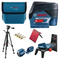 Bosch GCL 2-50 C + RM 2 + BT 150 Set nivela laser cu linii 20m receptor 50m precizie 0.3mm/m Bosch - 1