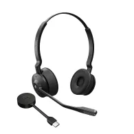 Jabra Engage 55 Căști Fără fir Bandă de fixare pe cap Birou Call center Negru, Titan