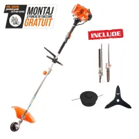 Motocoasa multifunctionala Ruris DAC 335, 1.7cp, 52cc