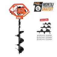 Motoburghiu RURIS TT14, 3cp, 68cc, benzina