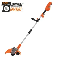 Trimmer pentru tuns gazon/iarba Ruris RT3345e, 6500rpm, diametru taiere 28cm, acumulator LI-Ion neinclus