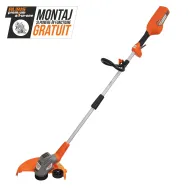 Trimmer pentru tuns gazon/iarba Ruris RT3345e, 6500rpm, diametru taiere 28cm, acumulator LI-Ion neinclus