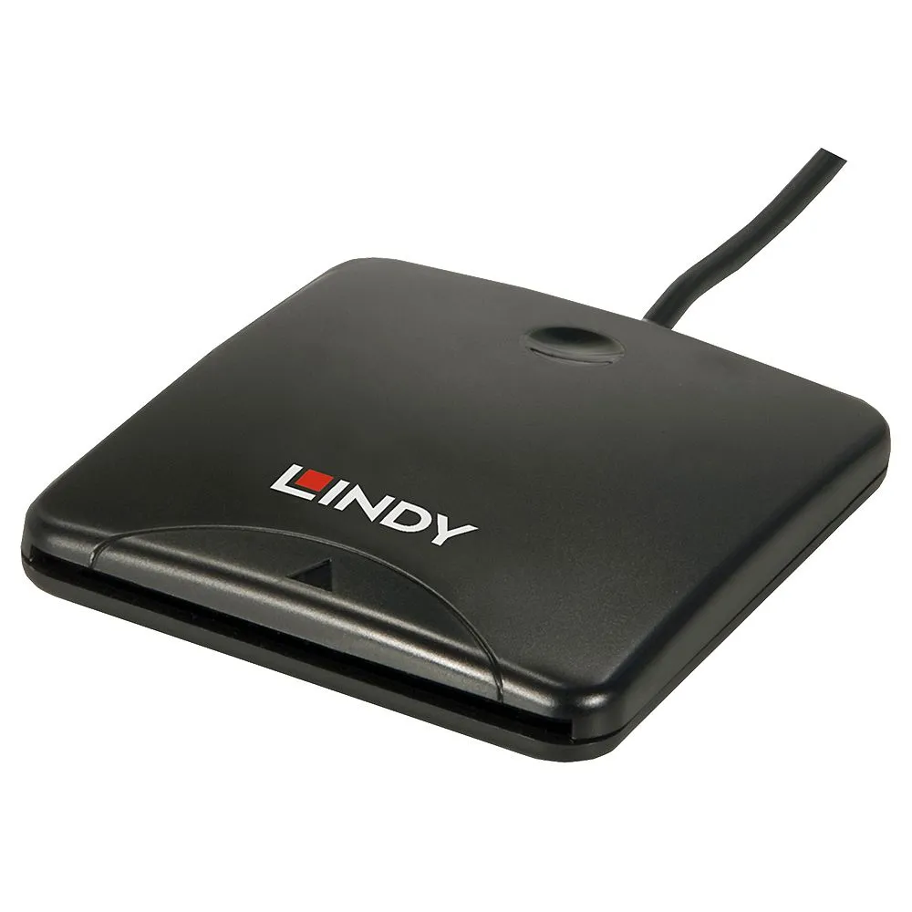 Lindy 42768 cititoare de carduri magnetice Negru USB