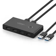 Ugreen 30768 hub-uri de interfață USB 3.2 Gen 1 (3.1 Gen 1) Type-A 5000 Mbit s Negru