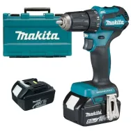 Makita DDF483RFE Masina de gaurit si insurubat cu 2 acumulatori Li-Ion 18 V 3Ah 40 Nm motor fara perii led iluminare valiza plas