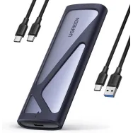 Ugreen 90264 carcasă disc memorie Carcasă SSD Gri M.2