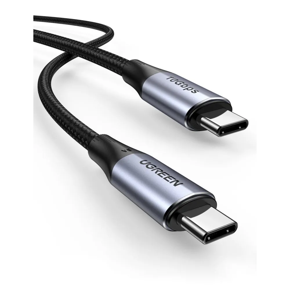 Ugreen 80150 cabluri USB USB 3.2 Gen 2 (3.1 Gen 2) USB C Negru