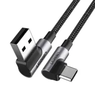 Ugreen 20856 cabluri USB USB 2.0 USB A USB C Negru, Argint