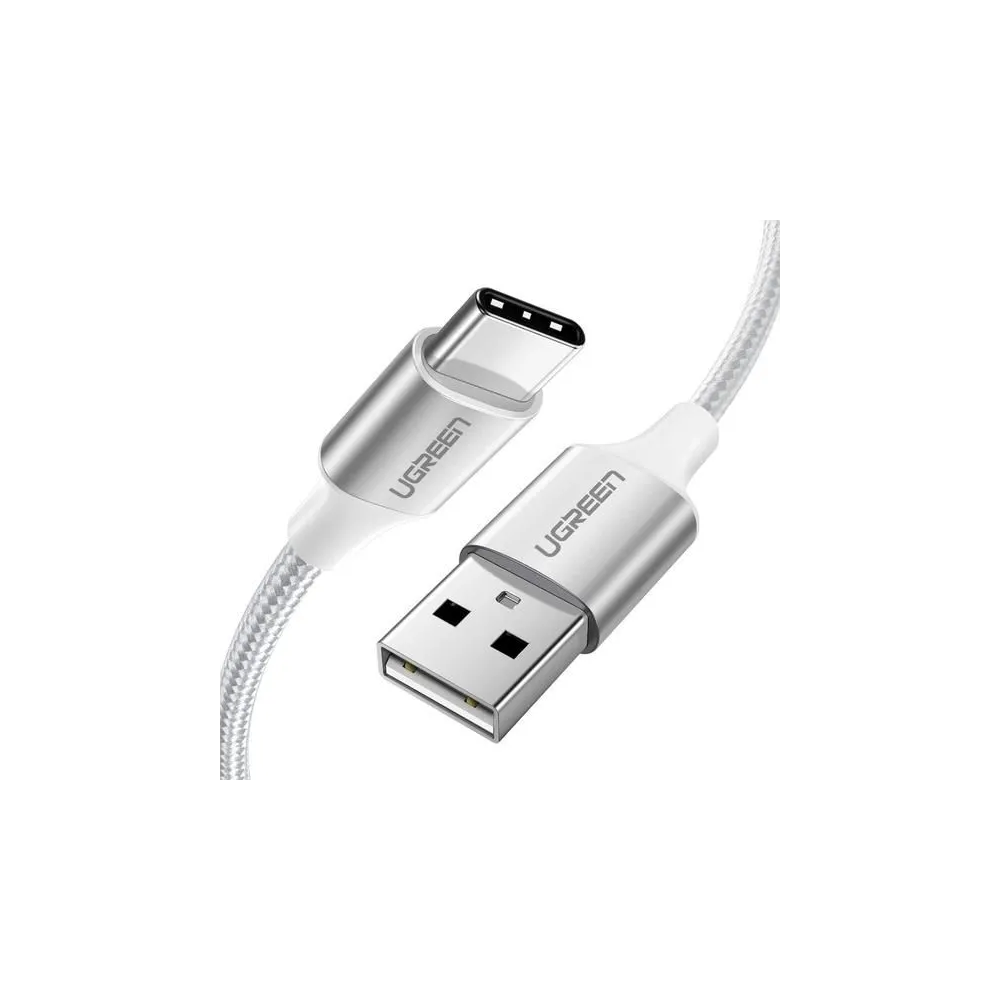 Ugreen 60133 cabluri USB 2 m USB C USB A Alb