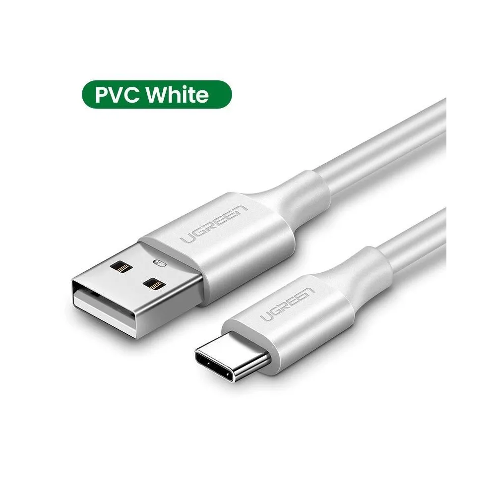 Ugreen 60121 cabluri USB 1 m USB 2.0 USB A USB C Alb