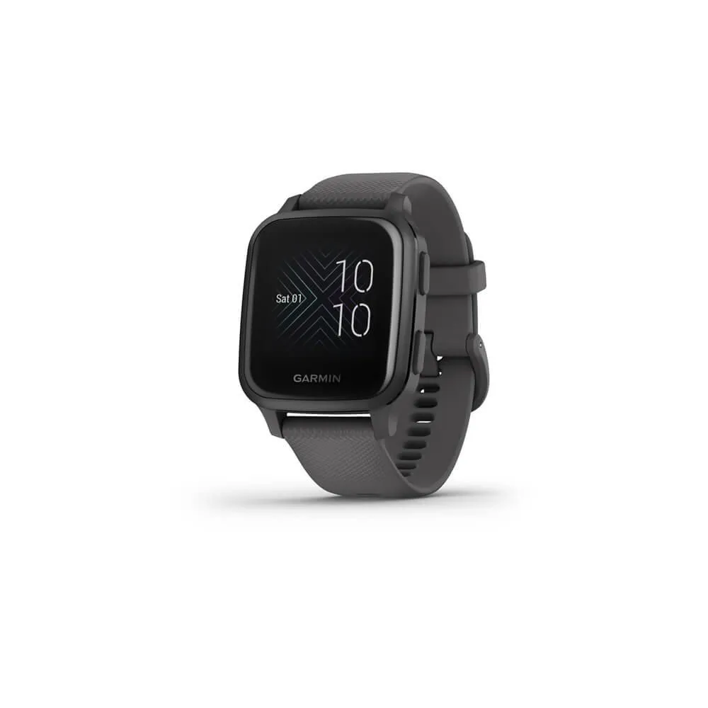 Ceas smartwatch garmin venu sq nfc slate/slate