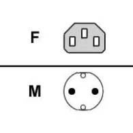 Fujitsu Cable powercord (D,..), 1.8m, grey Gri 1,8 m