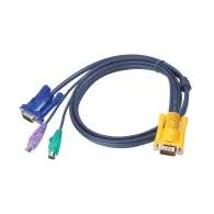 ATEN 2L5203P cabluri KVM Negru 3 m