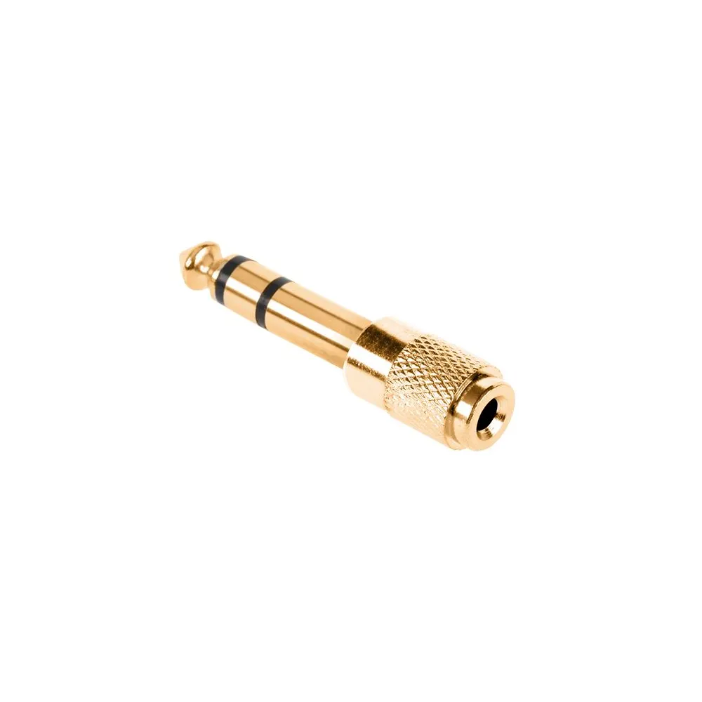 Adaptor jack 6.3 tata-3.5 mama gold