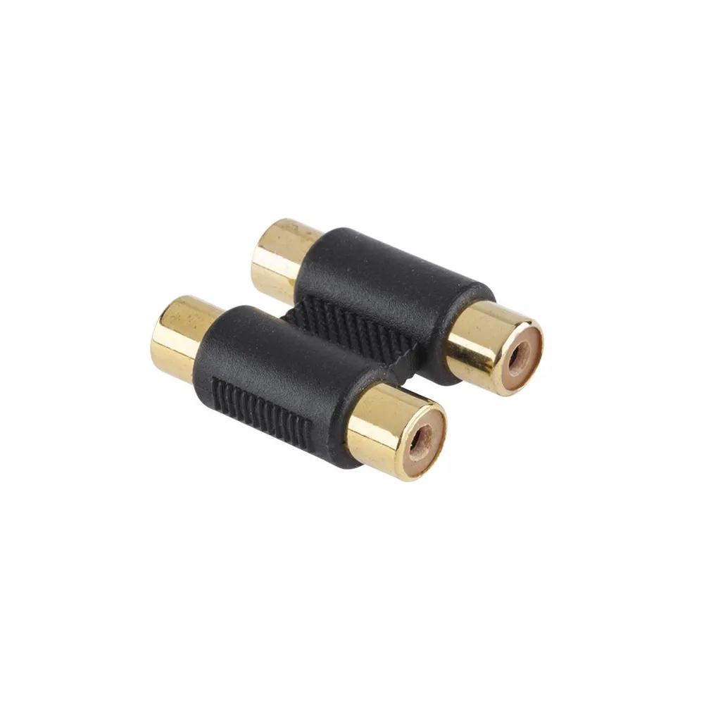 Adaptor 2rca-2rca gold