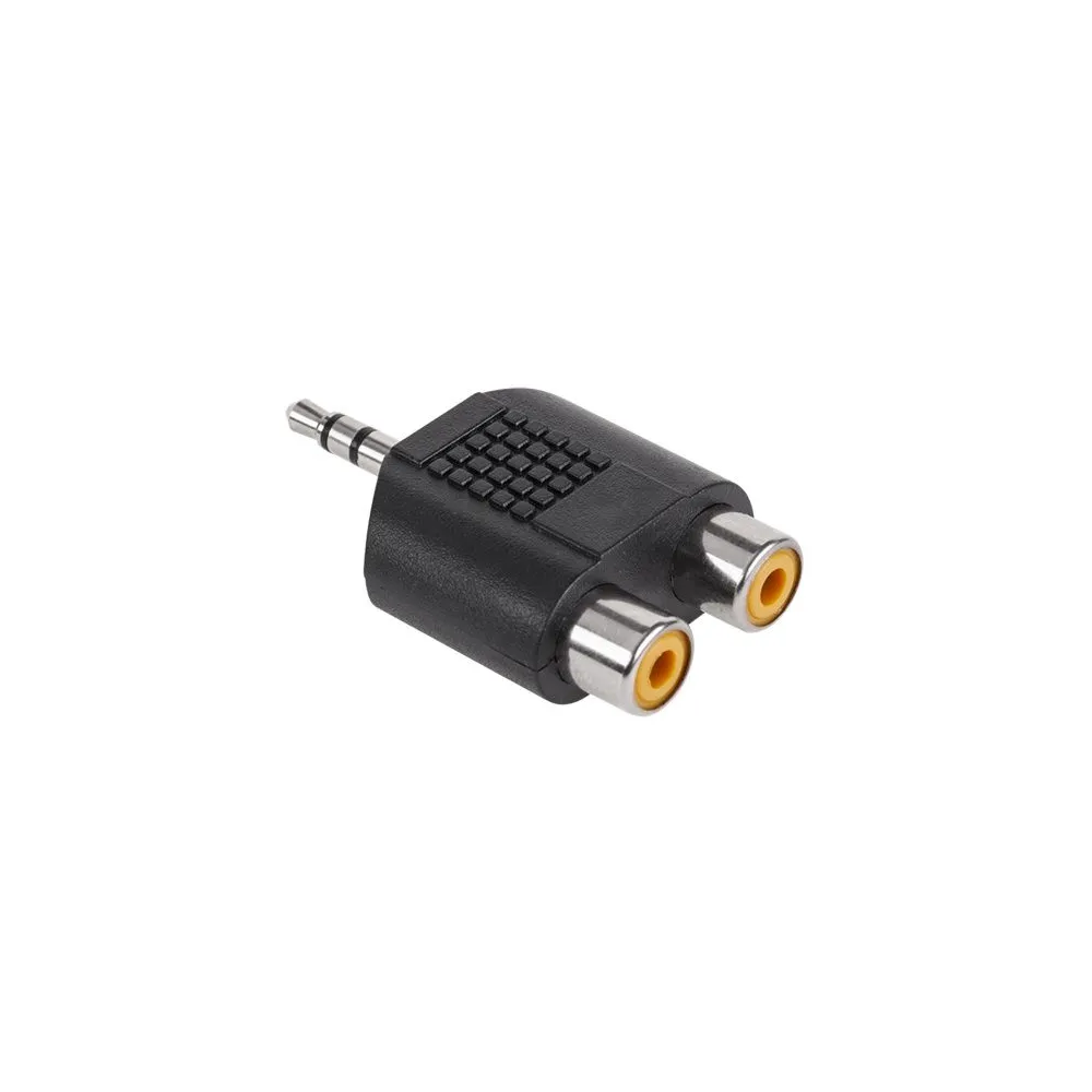 Adaptor jack 3.5 tata-2xrca mama