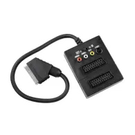 Adaptor scart box - 3x rca + svhs + intrerupa