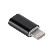 Adaptor micro usb - lightning negru