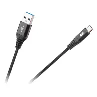 Cablu usb - usb tip c rebel 100 cm negru