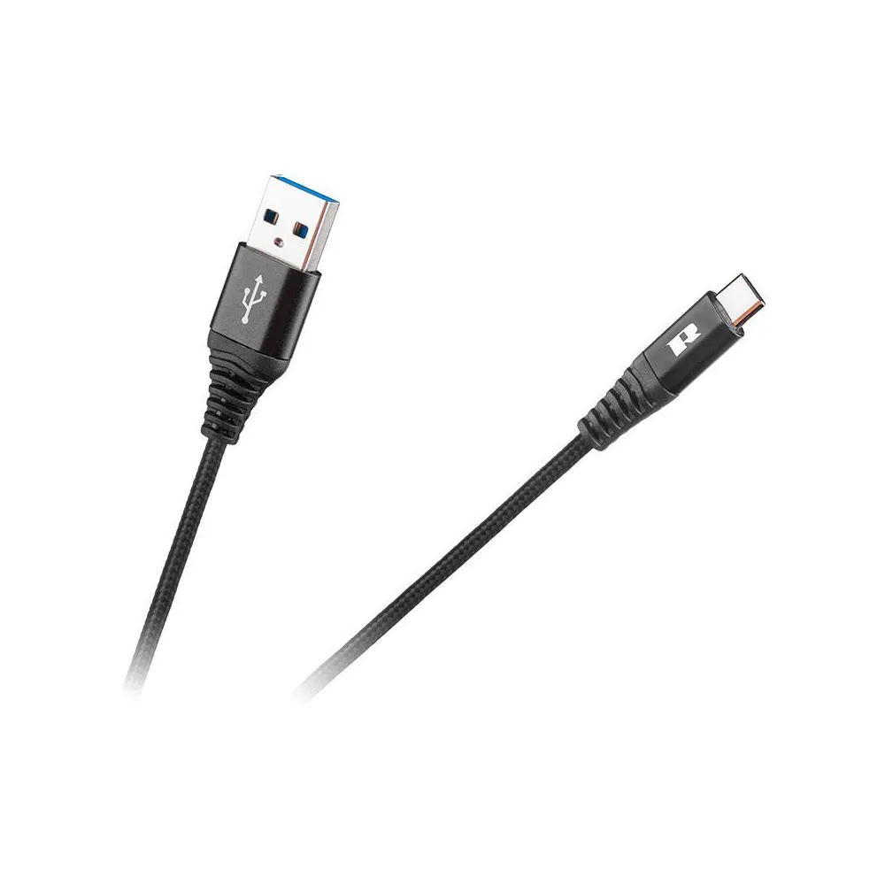 Cablu usb-usb tip c 0.5 rebel negru