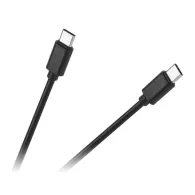 Cablu usb 2.0 tip c tata - tip c tata negru 1m