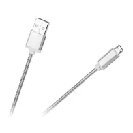Cablu usb tata - microusb tata alb 1m m-life