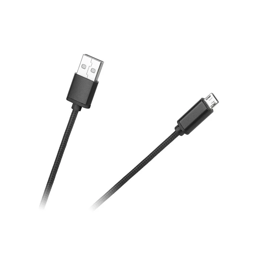 Cablu usb tata - micro usb tata negru 1m m-life