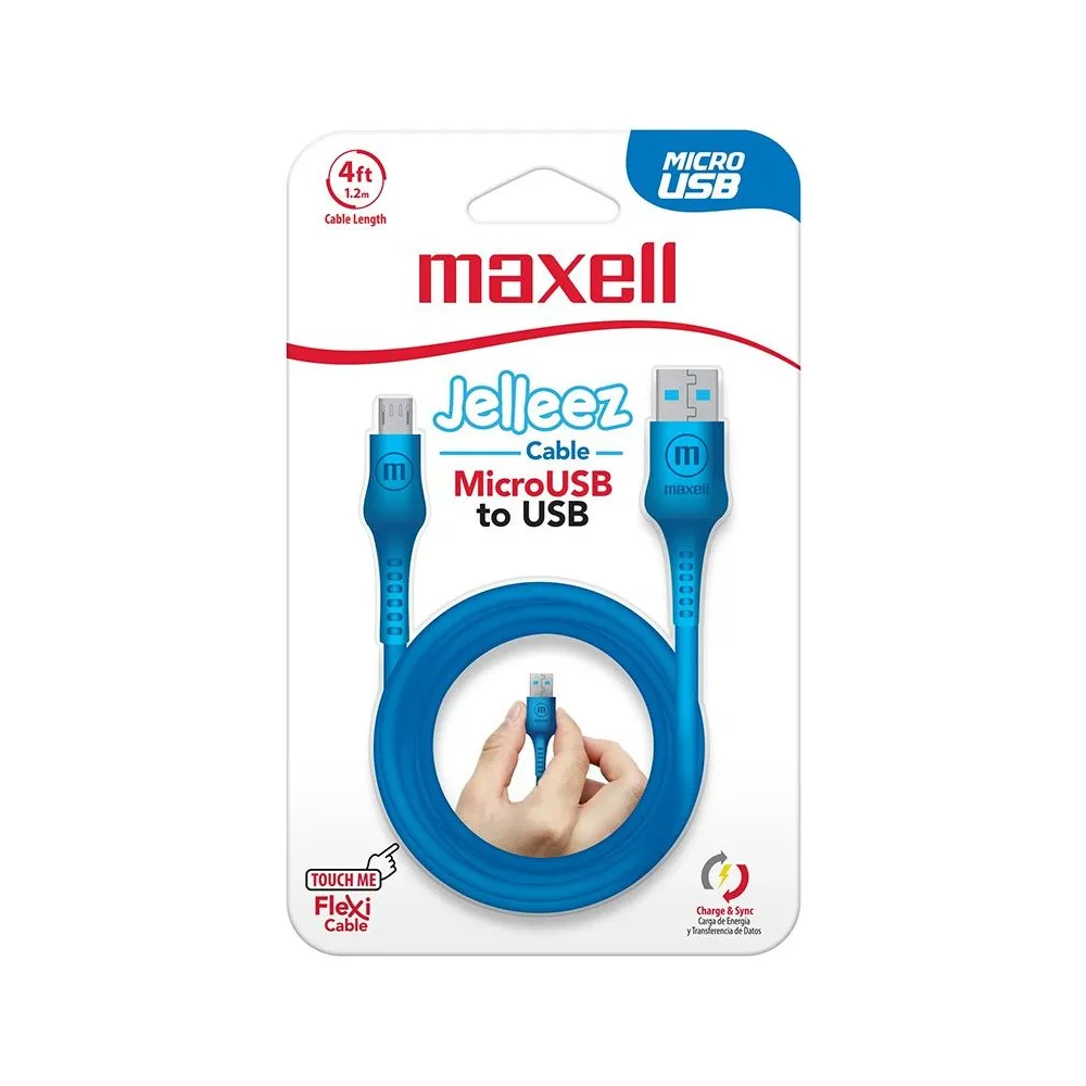Cablu usb-micro usb flexibil 1.2m maxell