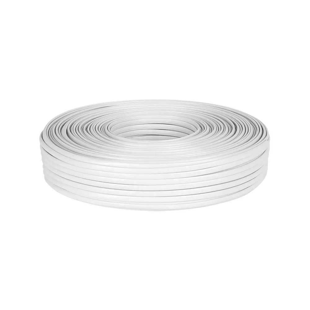 Cablu telefon 4 fire alb -100m