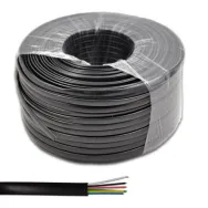 Cablu telefon 6 fire negru 100m