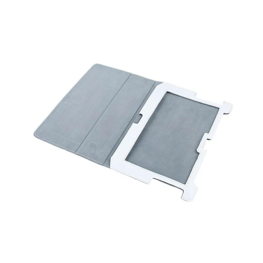 Husa alba piele naturala samsung galaxy tab p5100
