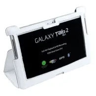 Husa alba piele naturala samsung galaxy tab p5100