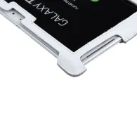 Husa alba piele naturala samsung galaxy tab p5100