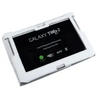 Husa alba piele naturala samsung galaxy tab p5100