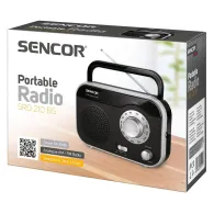 Radio portabil negru sencor