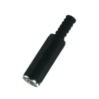 Mufa jack 3.5mm mama stereo plastic pe cablu