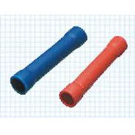 Conector papuc mama - mama izolatie albastru