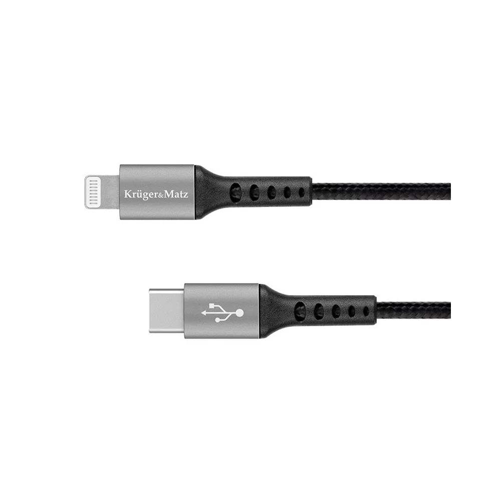 Cablu usb tip c - lightning c94 mfi 1m krugersimatz