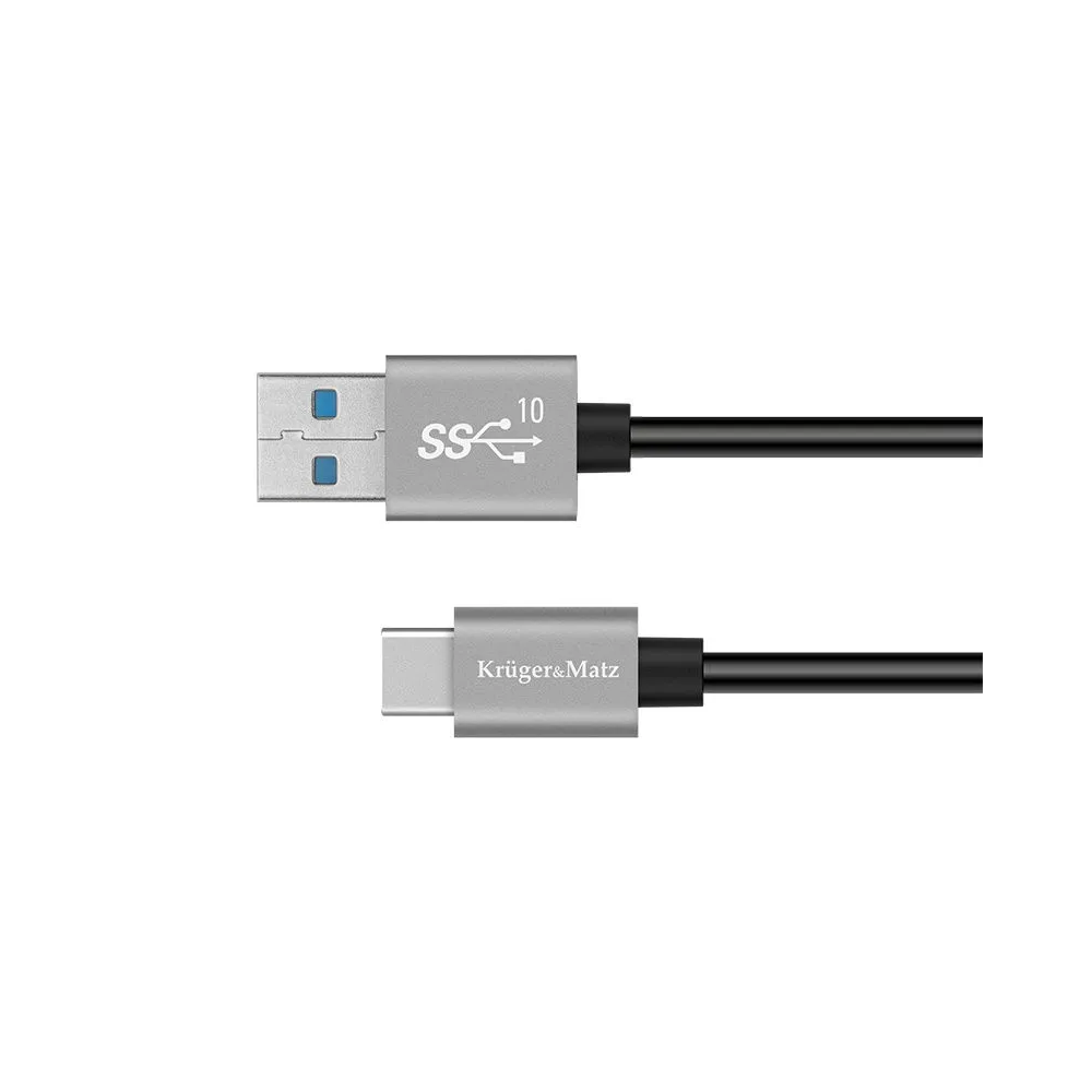 Cablu usb - tip c 10 gbps 15 w 0.5m krugersimatz
